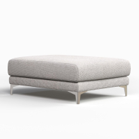 Пуф Elegant 80*90 см. Цвет Бежевый меланж / рогожка.