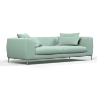 Диван прямой Elegant. Цвет Мятный / велюр.