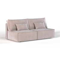 Диван прямой Hygge Short. Цвет Бежевый / велюр.