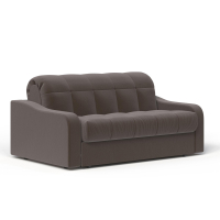 Диван-кровать прямой Муррен 180. Цвет Коричневый / велюр.