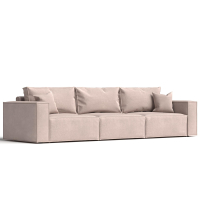 Диван прямой Hygge XL. Цвет Бежевый / велюр.