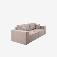 Диван прямой Hygge. Цвет Бежевый / рогожка.