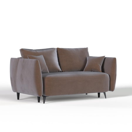 Диван прямой Galaxy 171. Цвет Коричневый / велюр.