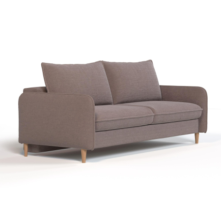 Диван прямой Мальта. Цвет Коричневый / трикотаж.