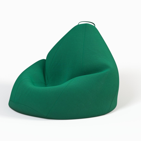 Кресло - мешок XXL. Цвет Зеленый / рогожка.
