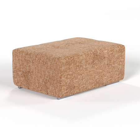 Пуф Amigo. Цвет Персиковый меланж / рогожка.