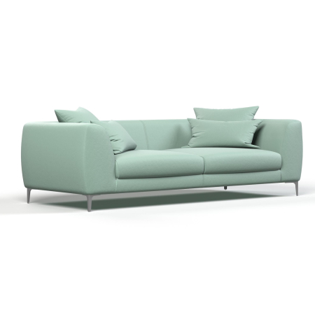 Диван прямой Elegant. Цвет Мятный / велюр.