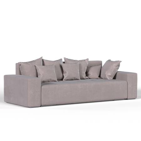 Диван прямой Amigo. Цвет Бежевый / велюр.