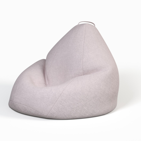 Кресло - мешок XXL. Цвет Сиреневый / трикотаж.