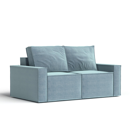 Диван прямой MINI. Цвет Бирюзовый / велюр.