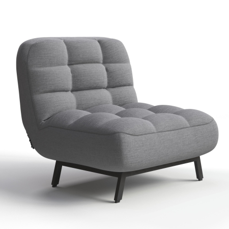 Кресло кровать Bricks. Цвет Серый / трикотаж.