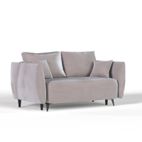 Диван прямой Galaxy 171. Цвет Бежевый / велюр.