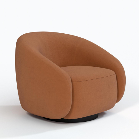 Кресло Kali. Цвет Оранжевый/цоколь Black.