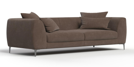 Диван прямой Elegant. Цвет Коричневый / шенил.