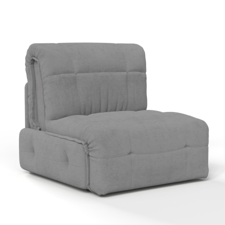 Электрический диван DOLLY. Цвет Серый / велюр.