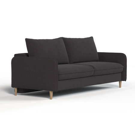 Диван прямой Мальта. Цвет Шоколад / рогожка.