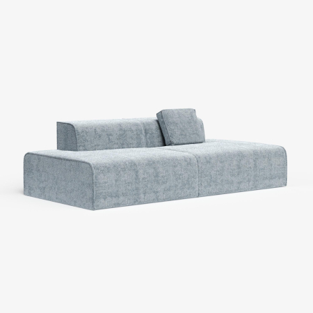 Диван прямой "Nirvana - 2". Цвет Голубой / шенил.