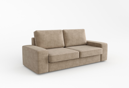 Диван прямой Lykke. Цвет Бежевый / велюр.
