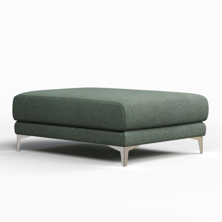 Пуф Elegant 80*90 см. Цвет Зеленый / рогожка.