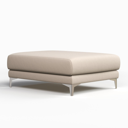 Пуф Elegant 80*90 см. Цвет Бежевый / велюр.