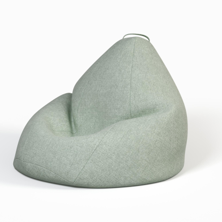 Кресло - мешок XXL. Цвет Мятный / трикотаж.