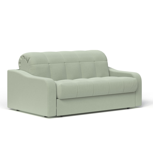 Диван-кровать прямой Муррен 160. Цвет Мятный / велюр.