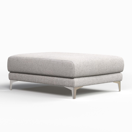 Пуф Elegant 80*90 см. Цвет Бежевый меланж / рогожка.