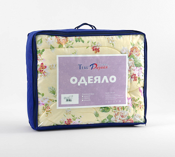 Одеяло 1.5 спальное 140x205, Синтепон, Легкое летнее 150 г, полиэстер