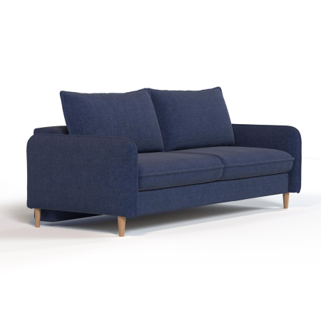 Диван прямой Мальта. Цвет Синий / трикотаж.