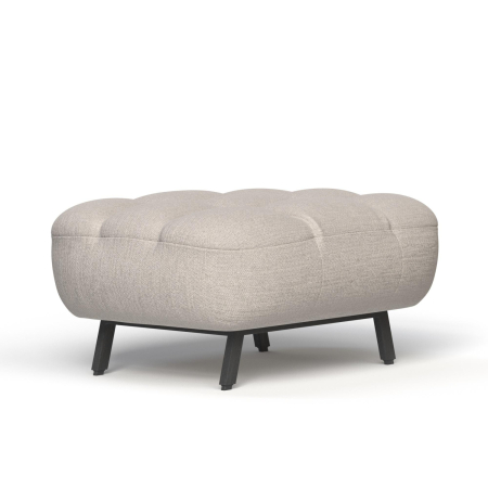 Пуф Bricks. Цвет Молочный / трикотаж.