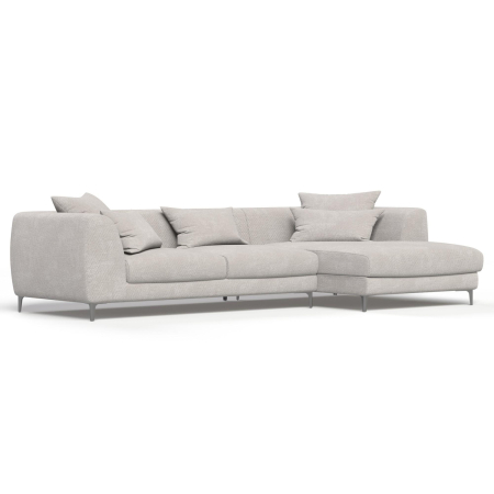 Диван угловой правый "Elegant". Цвет Бежевый / шенил.