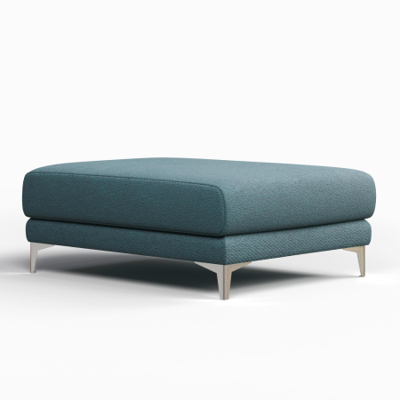 Пуф Elegant 80*90 см. Цвет Изумрудный / рогожка.