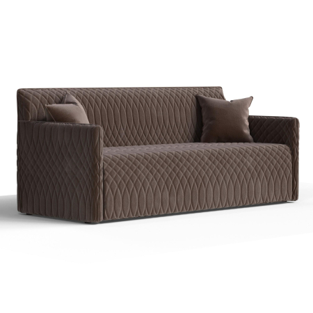 Диван прямой Easy. Цвет Коричневый / велюр.