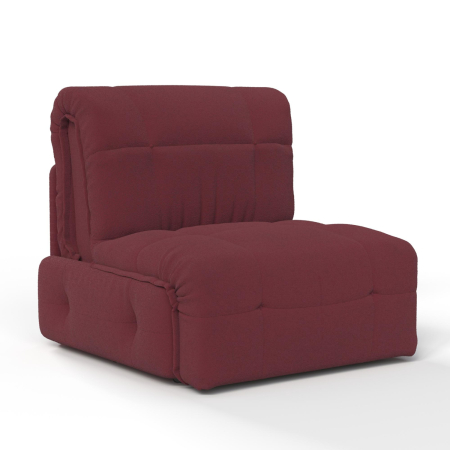Электрический диван DOLLY. Цвет Бордовый / велюр.