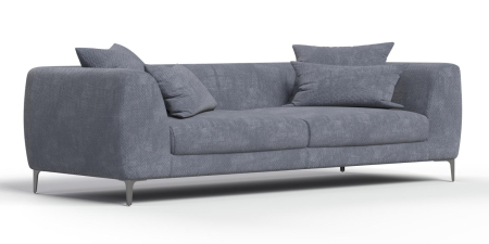 Диван прямой Elegant. Цвет Графит / шенил.