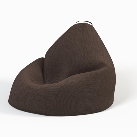 Кресло - мешок XXL. Цвет Шоколадный / рогожка.