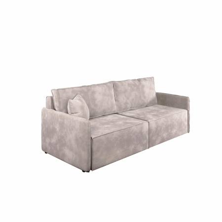 Диван прямой Hygge Slim. Цвет Бежевый / велюр.