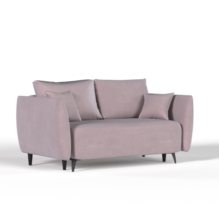 Диван прямой Galaxy 171. Цвет Розовый / велюр.