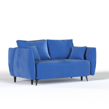 Диван прямой Galaxy 171. Цвет Синий / велюр.