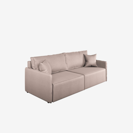 Диван прямой Hygge Slim. Цвет Бежевый / рогожка.